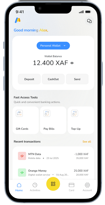 Mobile app screenshot